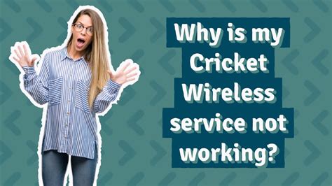 Why is my cricket service not working - 